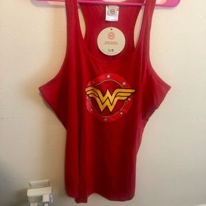 Plus size Wonder Woman razor back tank top